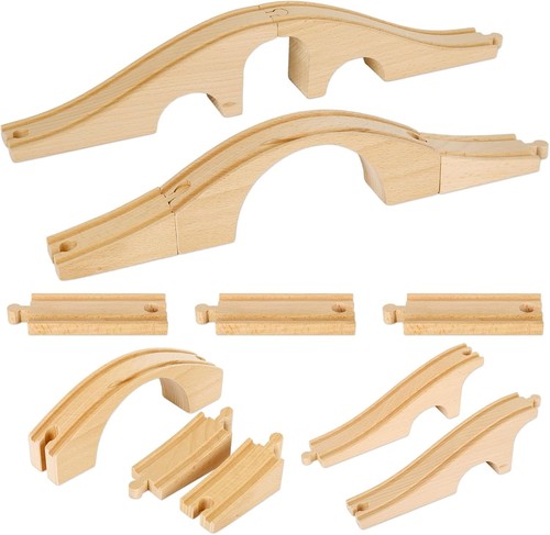 Pcs wood train track - pcs,