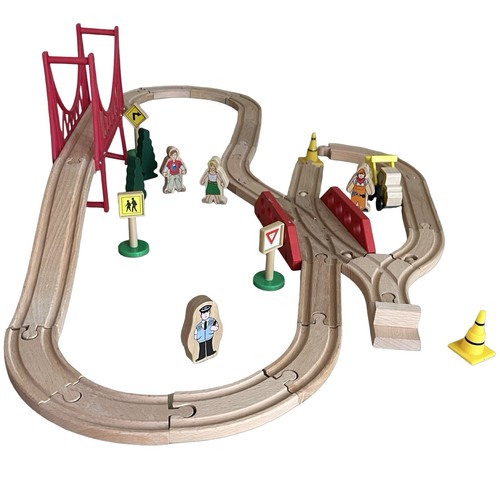 Wooden train set magnetic - wooden,