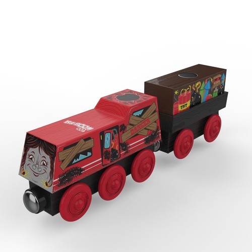 Theresa wooden train - theresa,