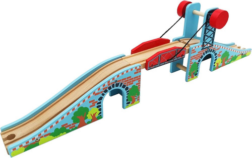 Wooden train tracks - train,