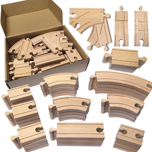 Wooden train track - wooden, 44