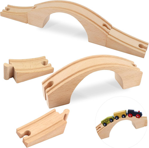 Pack wood train - train, track