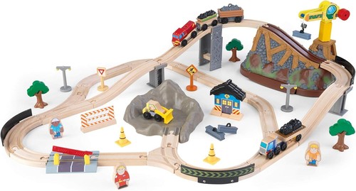 Wooden train set - wooden,