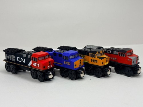 Wooden railway diesel - wooden,