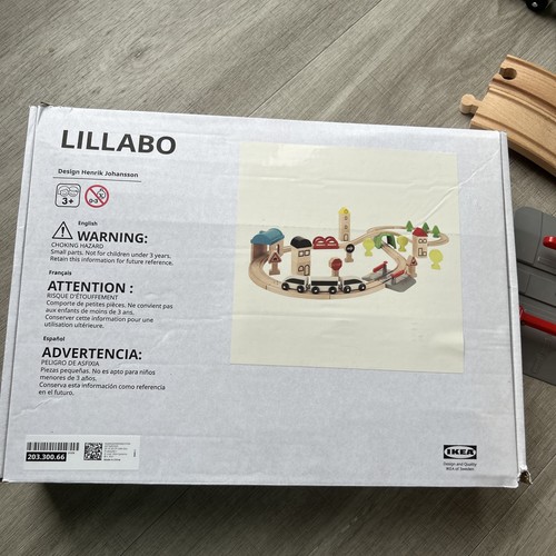 Ikea lillabo wooden train - ikea,