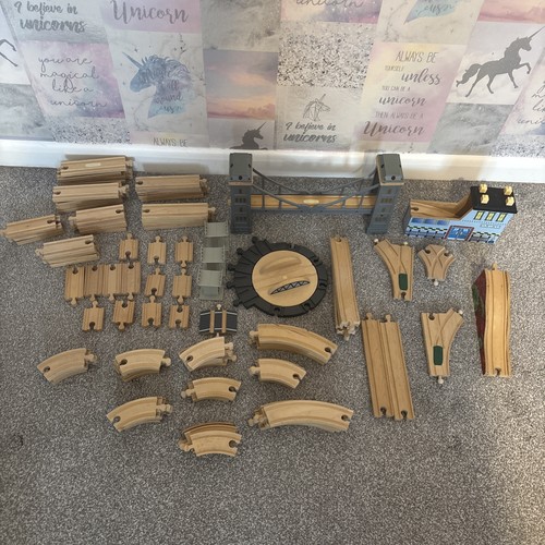 Large wooden train - wooden, set