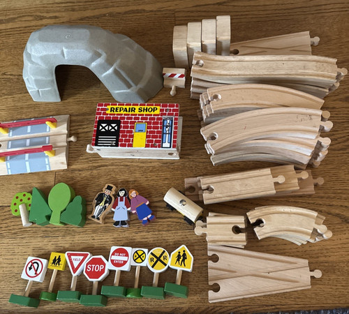Mixed wooden train - , &