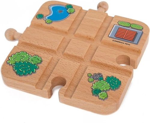 Orbrium wooden train track - orbrium,