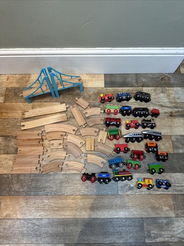 Wooden train track - job, lot