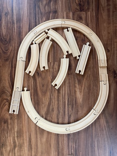 Wooden train track - train, lot