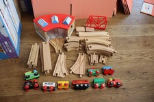 MIXED BRANDS WOODEN TRAIN SET