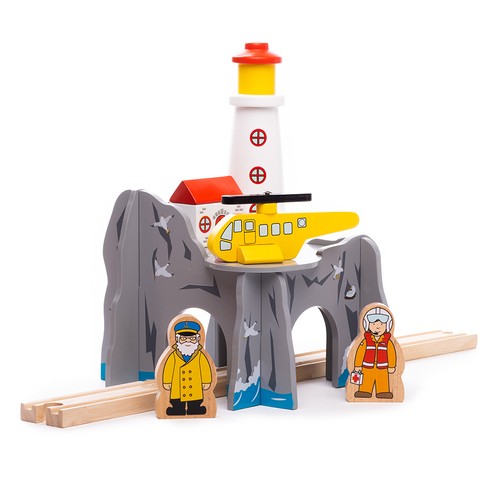 Bigjigs rail lighthouse way - rail, 4-way
