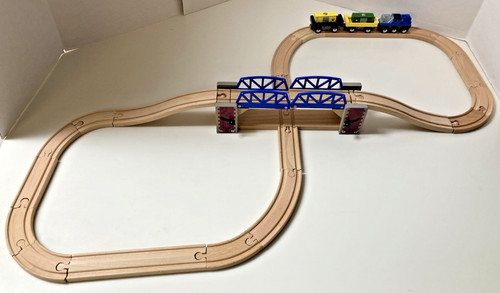 Wooden train set - train,