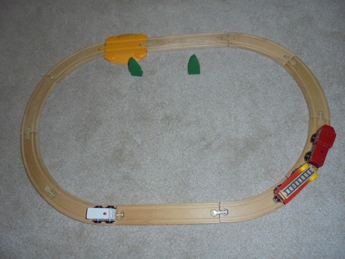 Thomas wooden train and - , tracks
