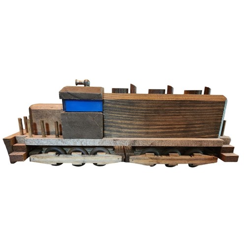 Vtg handcrafted wooden large - handcrafted,