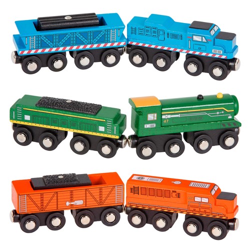 Classic wooden train cars - classic,