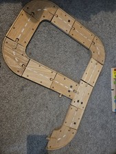 Wooden Train Set 12x Road