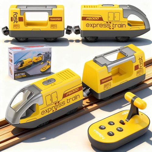 Electric train set motorised - train,