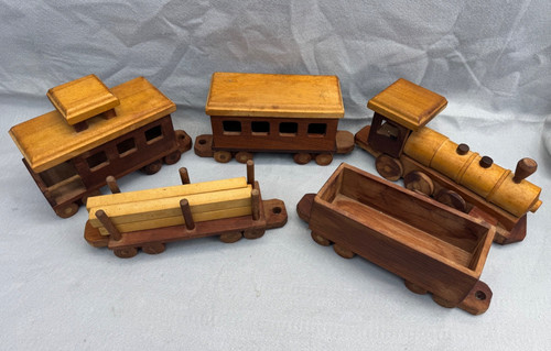 Large vintage handmade - handmade, train