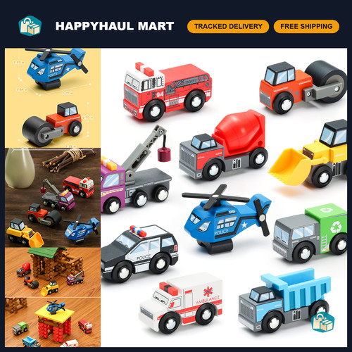 Wooden train set accessories - train,