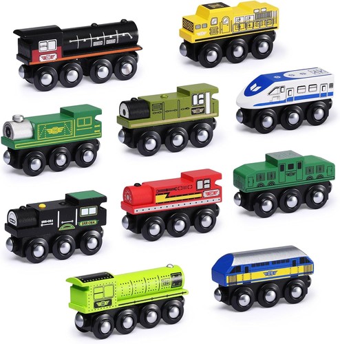 Wooden train set accessories - set,