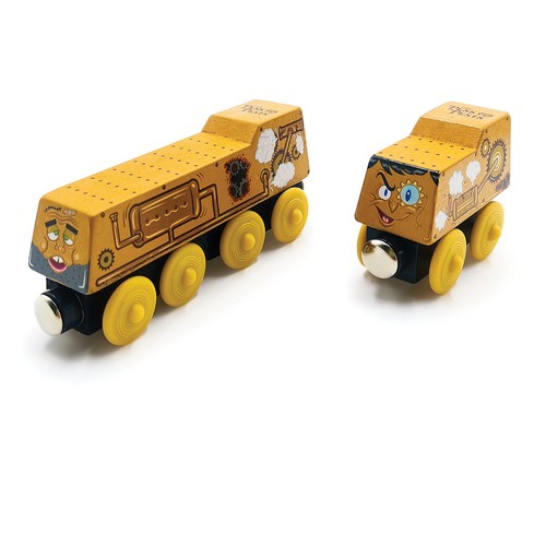 The pesky pests wooden train - ,