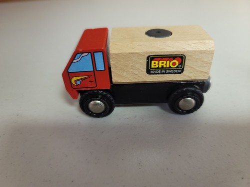 Brio wooden train tractor - wooden,