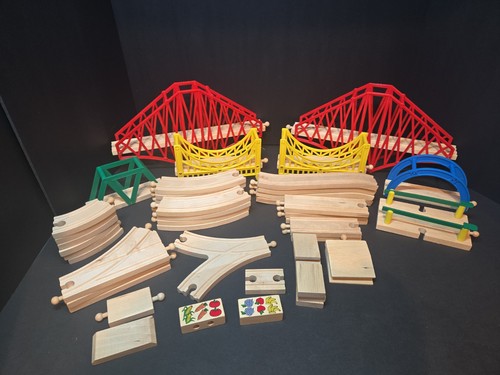 Piece wooden train set - a1,