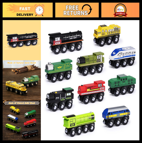 Wooden train set accessories - accessories,