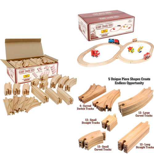 Wooden train track - wooden,