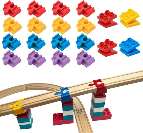 Wooden train track - train,