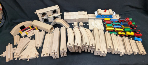Vintage brio wooden railway - brio,