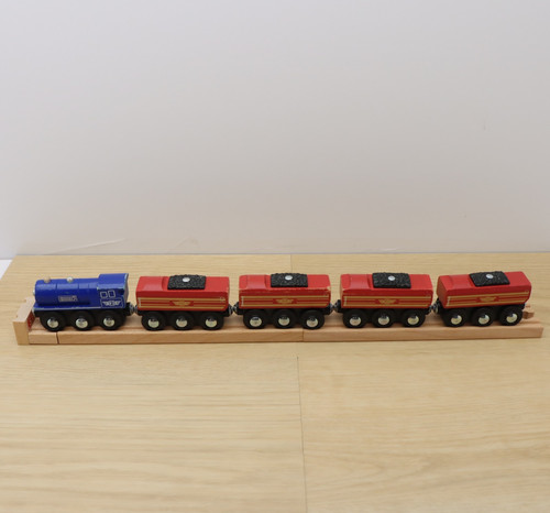 Wooden train track freight - wooden,