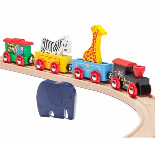 Wooden animal train set - animal, 7