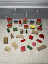 Wooden Train Track Set