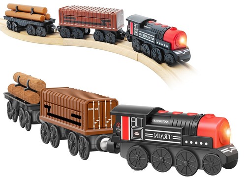 Motorized train for wooden - train,