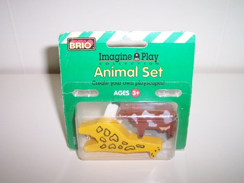 Brio wooden train circus - train,