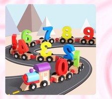  Wooden Train Set Kid Early