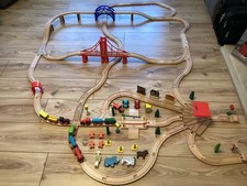 Wooden Railway Train Set
