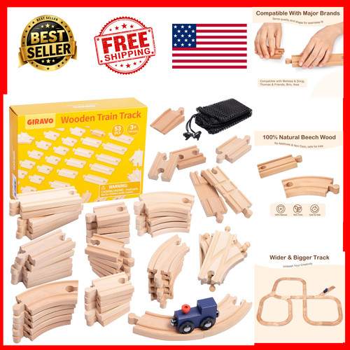 Wooden train track expansion - track,