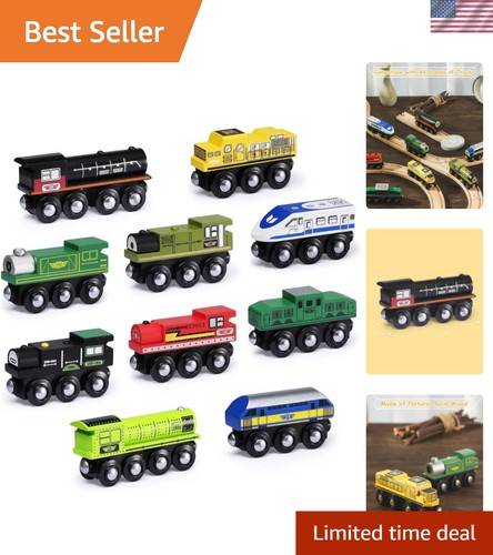 Wooden train set accessories - train,