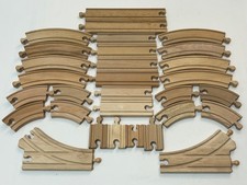 Wooden Train Track Set Of X30