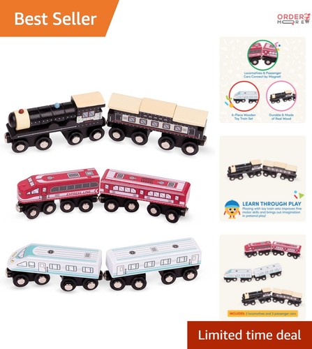Wooden train set - train, 6