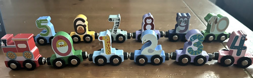 Lauon wooden magnetic train - lauon,