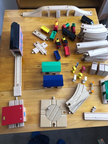 Brio wooden train set bundle - wooden,
