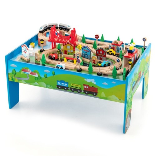 80pcs toddlers wooden - 80pcs,